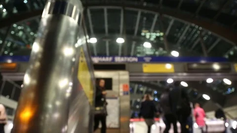 Tube station Stock Footage 99520894