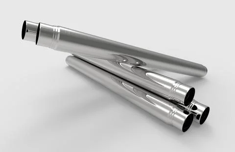 Tube steel cylinder background texture 3d illustration rendering Stock-Illustration