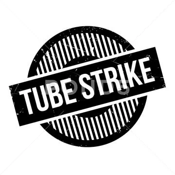 Tube Strike rubber stamp Stock Illustration