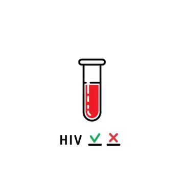 Tube test analysis Illustrazione stock