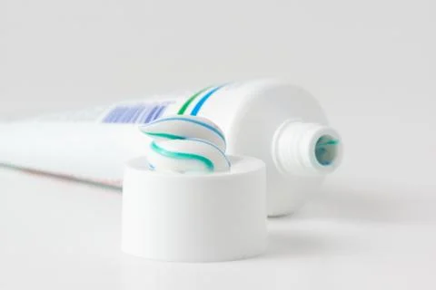 Tube of toothpaste Stock Photos