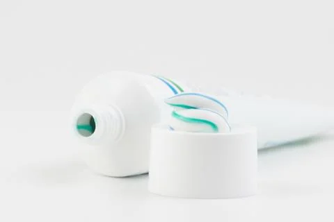 Tube of toothpaste Stock Photos