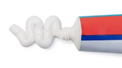 Tube of toothpaste Stock Photos