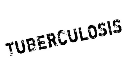 Tuberculosis rubber stamp Stock Illustration