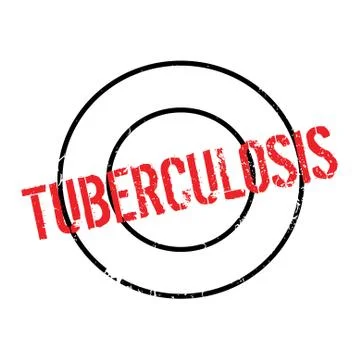 Tuberculosis rubber stamp Stock Illustration