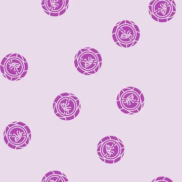 Tuberculosis world day glyph seamless pattern Stock Illustration