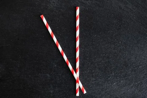Tubes arrows simulate a clock on a Christmas background Stock Photos