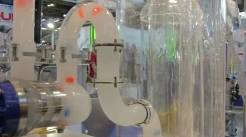 Tubes in laboratory Stock Footage 12181244