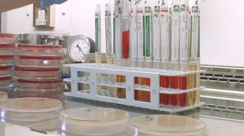 Tubes in laboratory Stock-Footage 52032726