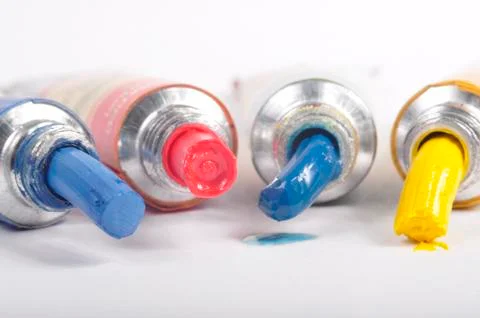 Tubes paints Foto stock