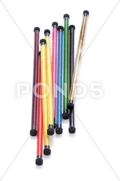Tubes with sand Stock Photos