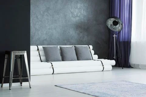 Tubes shaped sofa Stock-Fotos