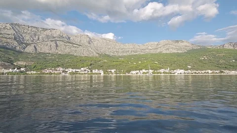 Tucepi sea shore Stock-Footage 72083822