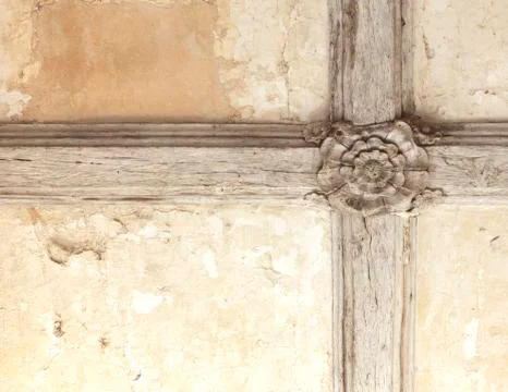 Tudor rose ceiling Stock Photos