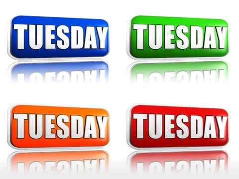 Tuesday Stock Illustration