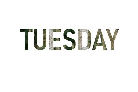 TUESDAY Stock Illustration