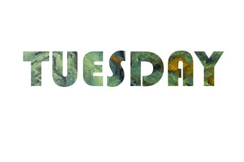 TUESDAY Stock Illustration