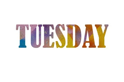 TUESDAY Stock Illustration