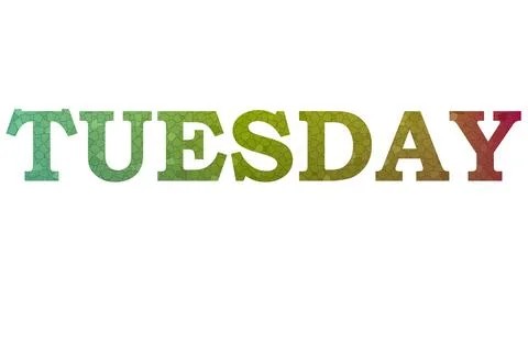 TUESDAY Stock Illustration