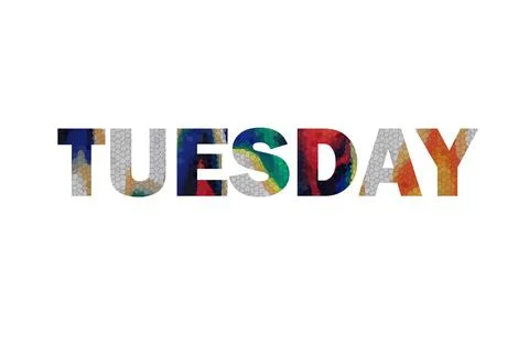 TUESDAY Stock Illustration
