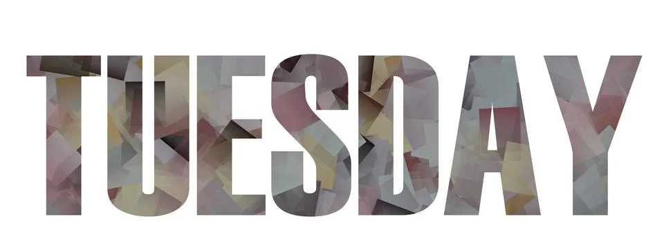 TUESDAY Stock Illustration