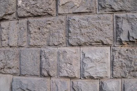 Tufa Stone Wall Stock Photos