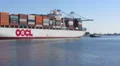 Tug Assists Container Ship HD Footage