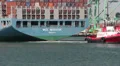 Tug Assists Container Ship HD Footage