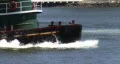 Tug Boat In East River HD Footage