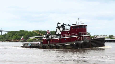 Tug boat Stock Footage 22774074