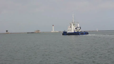 Tug-boatI 0372 Stock Footage 28017455