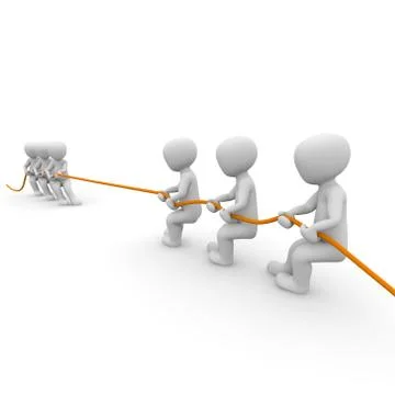 Tug of war Stock Illustration
