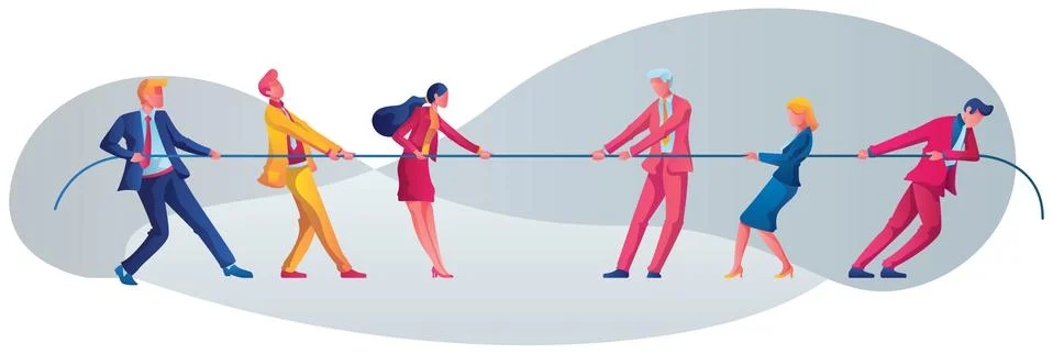 Tug of War イラスト素材
