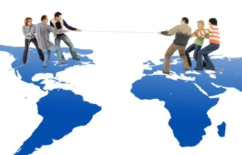 Tug of war Stock Photos