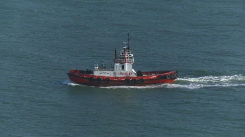 Tugboat 01 HD Stock Footage 689911
