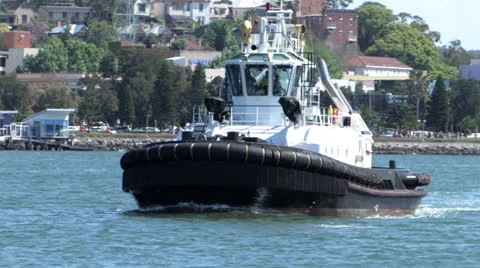 Tugboat 1.mov Video stock 25102937
