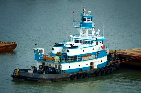 Tugboat at Dock Stock Photos
