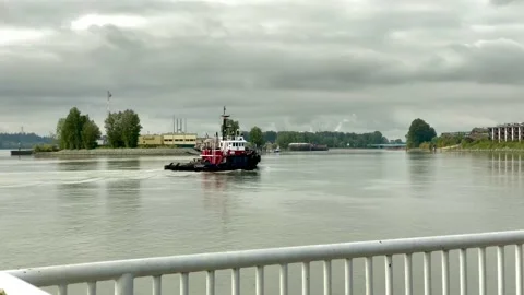 Tugboat Stock Footage 138474693