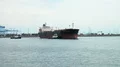 Tugboats Assist Oil Tanker 4K 4k or 4k+ Resolution