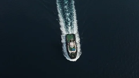 Tugs boat performance show [2] Stock Footage 119674196