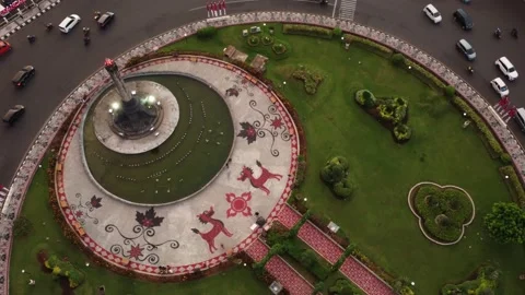 Tugu Muda Monument Stock Footage 192840167