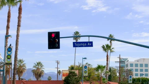 Tujunga Ave Sign Stock Footage 237843006