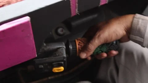 TukTuk handle Stock Footage 65779107