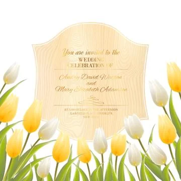 Tulip flowers Stock Illustration