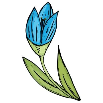 Tulip icon. Stock Illustration