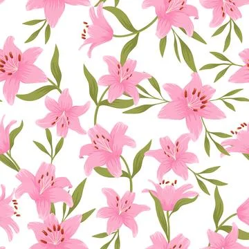 Tulip pattern Stock Illustration