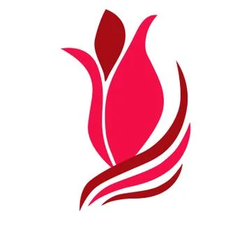 Tulip symbol Stock Illustration
