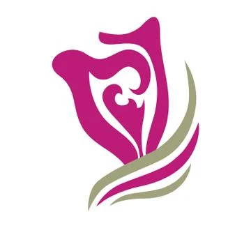 Tulip symbol Stock Illustration