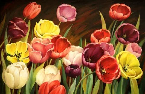 Tulips Stock Illustration