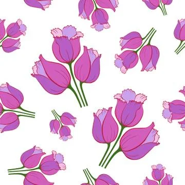 Tulitulip pattern  Stock Illustration